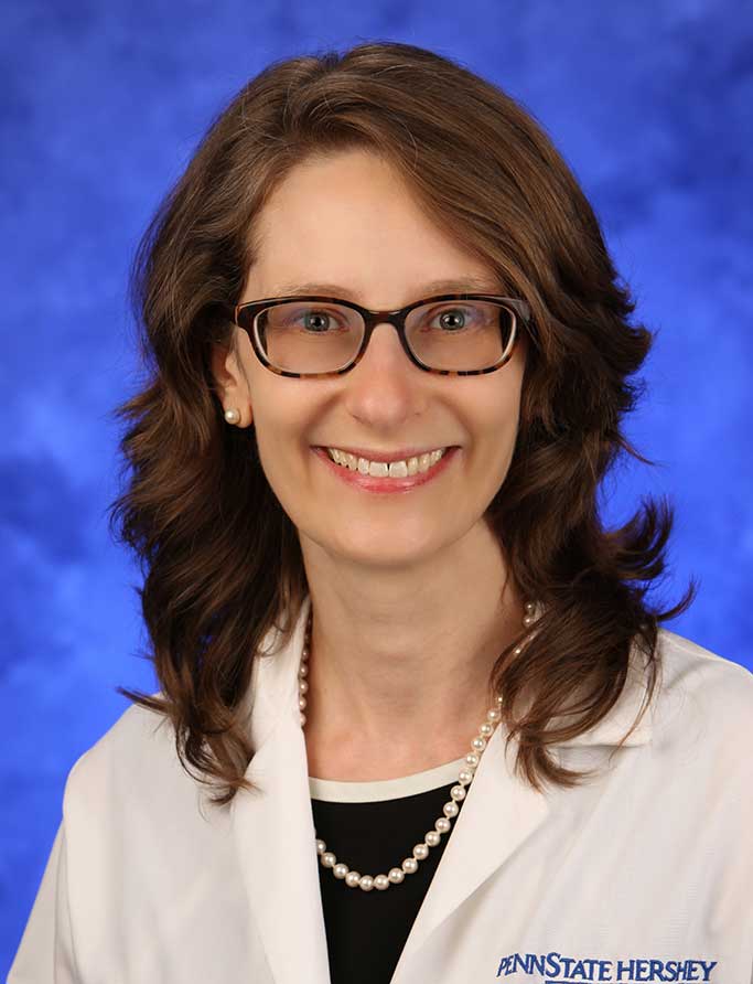 A head-and-shoulders portrait of Erika Saunders, MD