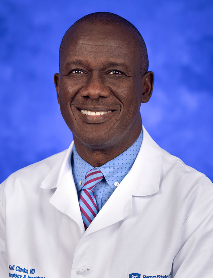 A head-and-shoulders professional photo of Kofi Clarke, MD